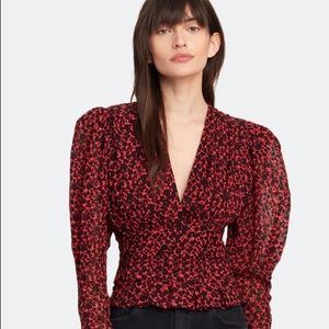 NWT IRO Zapata Puff Sleeve Size 34